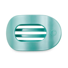 Load image into Gallery viewer, Teleties Medium Flat Round Clip Totally Turquoise
