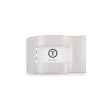 Load image into Gallery viewer, Teleties Small Flat Rectangle Clip in Coconut White