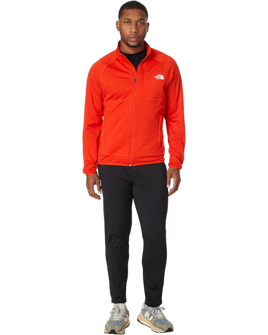 The North Face Men’s Canyonlands Full Zip Fiery Red Heather