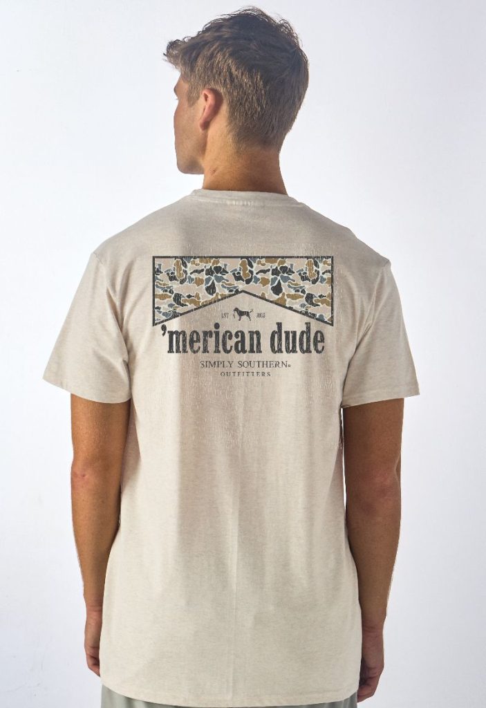 Simply Southern Men's 'Merican Dude SS Tee