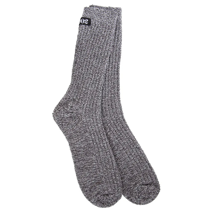 World's Softest Socks Men's Express Crew in Black