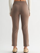 Load image into Gallery viewer, Never Again Ribbed Tapered Pants in Deep Taupe
