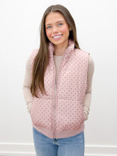 Load image into Gallery viewer, Say I Do Polka Dot Puffer Vest