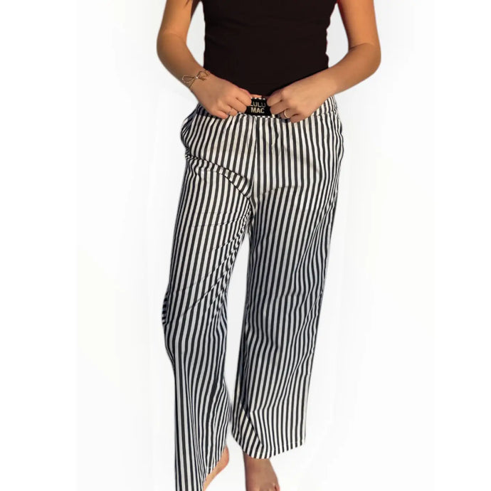 Lulu Mac Black Stripe Pants