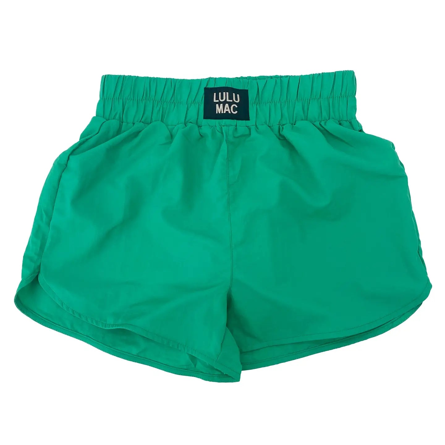 Lulu Mac DD Solid Green Shorts
