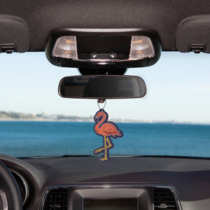 Flamingo Car Freshie Ocean Breeze