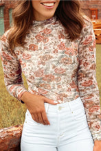 Load image into Gallery viewer, Keep Me Waiting Floral Mesh LS Top
