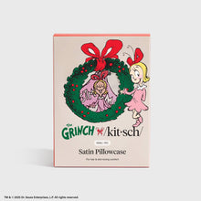 Load image into Gallery viewer, The Grinch x Kitsch Satin Pillowcase in Cindy Lou Who - King