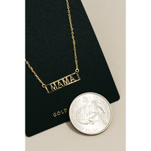 Load image into Gallery viewer, Mama Box Logo Necklace Silver