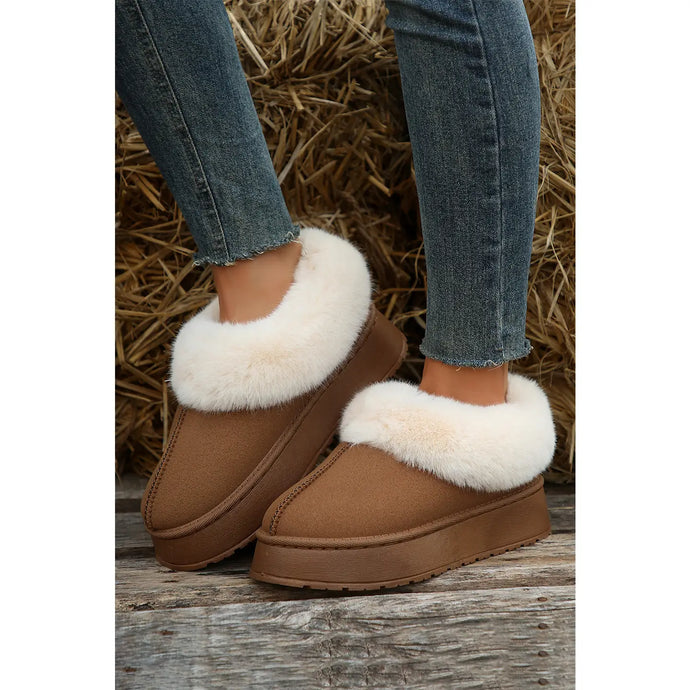 Your Favorite Platform Fuzzy Slippers