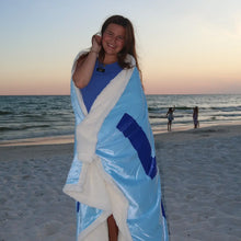 Load image into Gallery viewer, Lulu Mac Blanket - Blue