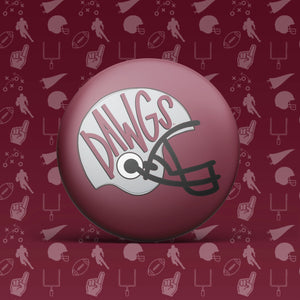 MSU Game Day Buttons-Dawgs Helmet