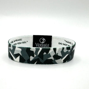 Versible Stone Camo Bible Verse Wristband