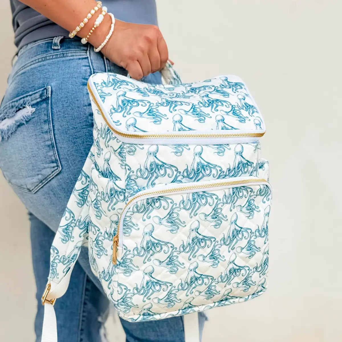 Mugsby Backpack in Sea Pattern