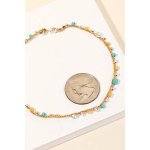 Braided Bead Anklet