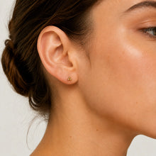 Load image into Gallery viewer, Erin Gray Triple Dot Stud Earrings in Gold