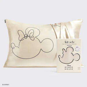 Kitsch & Mickey and Minnie Mrs. Mouse Standard Satin Pillowcase