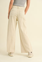 Load image into Gallery viewer, Even If Straight Wide Leg Denim Pants in Beige