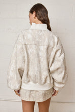 Load image into Gallery viewer, I Know You&#39;ll Never Be Camo Zip Sweater