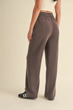 Load image into Gallery viewer, Just Because Soft Air Scuba Wide Leg Pants in Chocolate