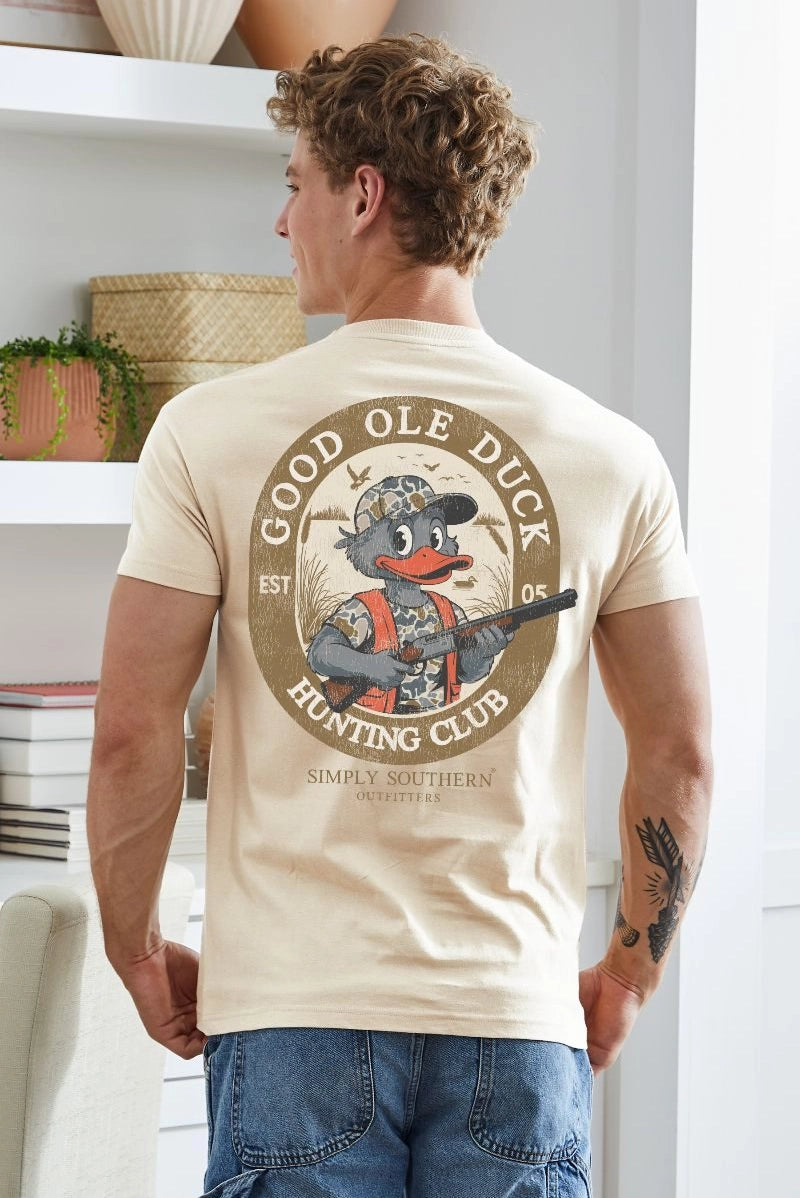 Simply Southern Men's Good Ole Duck Hunting Club SS Tee