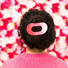 Load image into Gallery viewer, Teleties Medium Flat Round Clip Kiss &amp; Tell