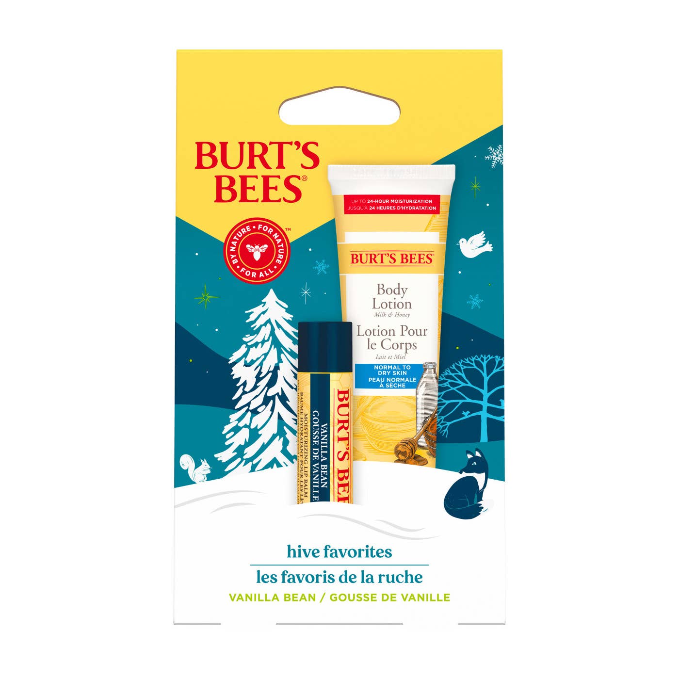 Hive Favorites Vanilla Bean Gift Set, Body Lotion & Lip Balm