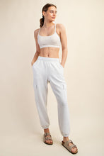 Load image into Gallery viewer, Lost in My Fairy Tale Scuba Cargo Joggers Lt H Grey