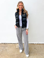 Load image into Gallery viewer, Happy Days Gingham Pants in Black