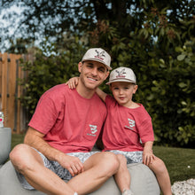 Load image into Gallery viewer, Burlebo White Camo Flying B Logo SS Tee