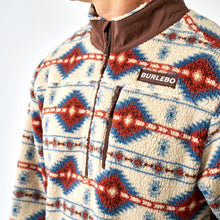 Load image into Gallery viewer, Burlebo Mountain Fleece Sherpa Quarter Zip Pullover