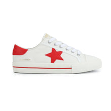 Load image into Gallery viewer, Vintage Havana Alive Low Top Sneakers in White/Red