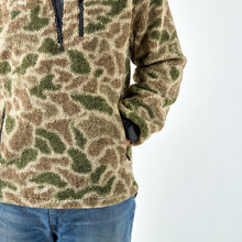 Load image into Gallery viewer, Burlebo Sherpa Quarter Zip Pullover in Alpine Camo