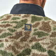 Load image into Gallery viewer, Burlebo Sherpa Quarter Zip Pullover in Alpine Camo
