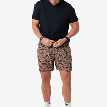 Load image into Gallery viewer, Burlebo 7" Athletic Shorts in Gauge Camo