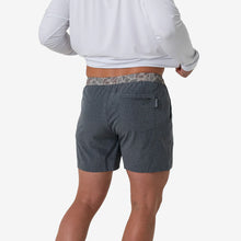 Load image into Gallery viewer, Burlebo 5.5" Athletic Shorts in Grizzly Grey with Classic Deer Camo Liner