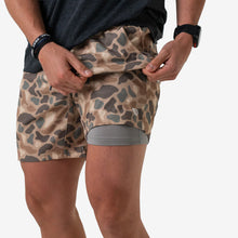 Load image into Gallery viewer, Burlebo 5.5" Athletic Shorts in Pintail Camo