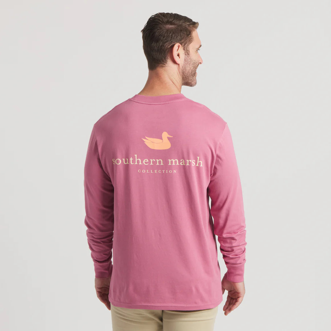 Southern Marsh Authentic LS Tee in Mulberry