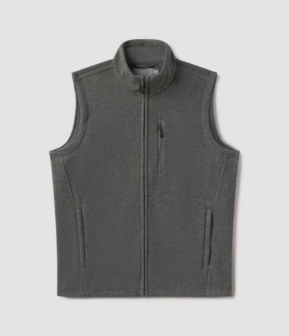 Southern Shirt Co. Basecamp Fleece Vest in Granite