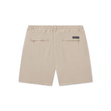 Load image into Gallery viewer, Southern Marsh Youth Billfish Lined Performance Shorts in Classic Khaki