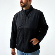 Load image into Gallery viewer, Burlebo Sherpa Full Zip Jacket in Black