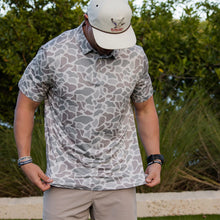 Load image into Gallery viewer, Burlebo Performance Polo in Classic Deer Camo
