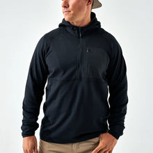 Load image into Gallery viewer, Burlebo Blaze Tech Quarter Zip in Black