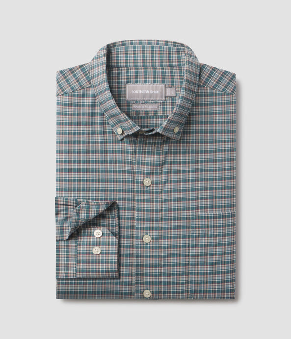 Southern Shirt Co. Bennett Plaid - Bayou Teal