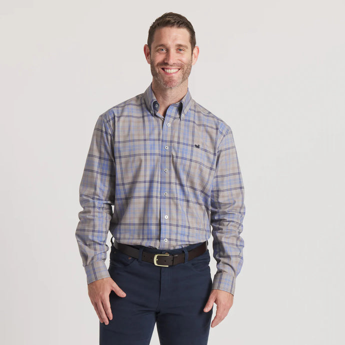 Southern Marsh Barnstable Lines Performance Dress Shirt