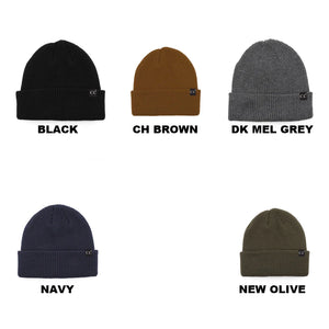 CC Waffle Knit Beanie CH Brown