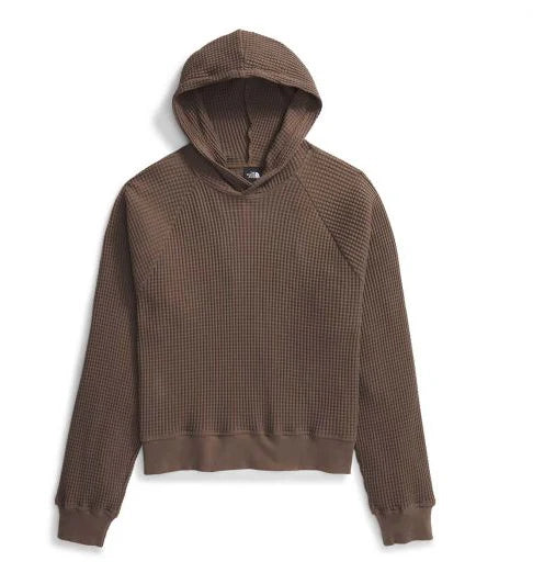 The North Face Women's Mock Neck Chabot Hoodie in Smokey Brown