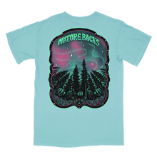 Load image into Gallery viewer, Nature Backs Northern Lights SS Tee Chalky Mint