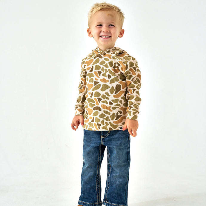 Burlebo Youth Thermal Hoodie in Venado Camo
