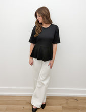 Load image into Gallery viewer, Give It All We Got Textured Knit Top in Black